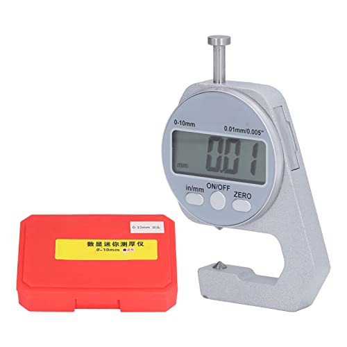 Generic Herramienta de Medición de Calibre de Espesor Digital para 0-10 Mm con Pantalla LCD Calibrador de Joyería de Cuero de Metal Medidor de Espesor Portátil para Manualidades Ingeniería y Uso
