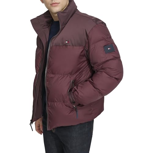 Tommy Hilfiger Men's Mixed-Media Puffer Jacket3