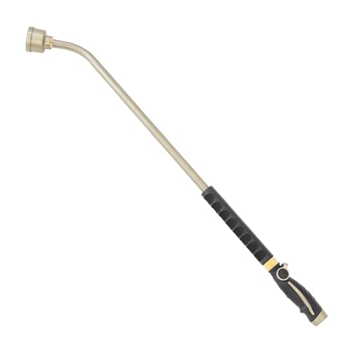RESTMO Extra Long 36 Inches Watering Wand Heavy Duty Metal Hose Wand with Thumb Flow Control Gentle Soft Full Shower Sprayer Wand for Hanging Baskets Shrubs Plants Flowers Garden and Lawn