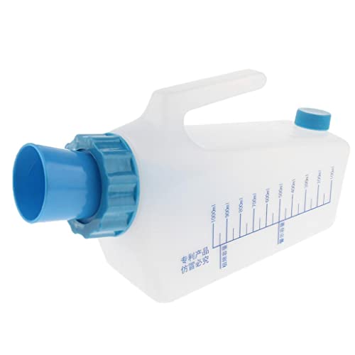 1000ml再利用可能な男性用ベッドおしっこ小便器ボトル夜間排水容器セット