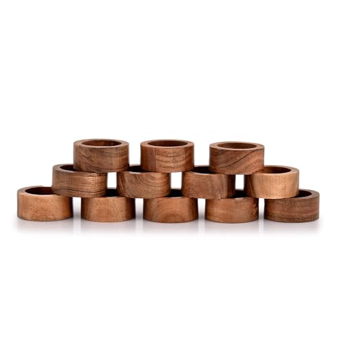Nirman KC659 Acacia Wood Tealight Candle Holder thumb #2