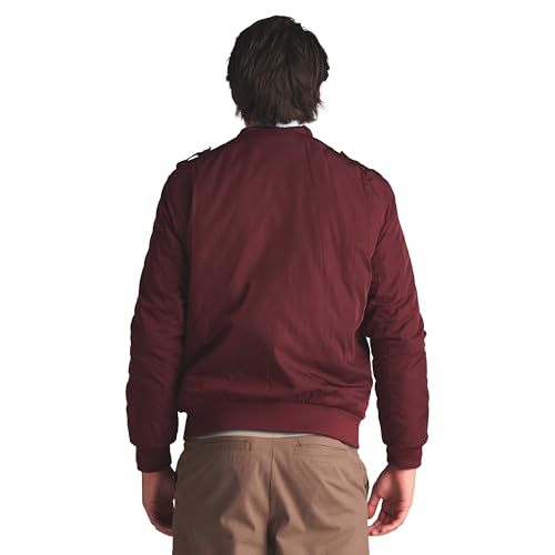 Image of Members Only Men's Iconic Racer Quilted Lining Jacket |Slim Fit|