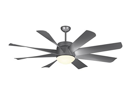 Best Promo Monte Carlo 8TNR56PBSD-V1 Turbine Ultra-Modern 56 Ceiling Fan with LED Light and Hand Remote Control, 8 ABS Blades, Painted Brushed Steel Top Brands Monte Carlo 8TNR56PBSD-V1 Turbine Ultra-Modern 56 Ceiling Fan with LED Light and Hand Remote Control, 8 ABS Blades, Painted Brushed Steel