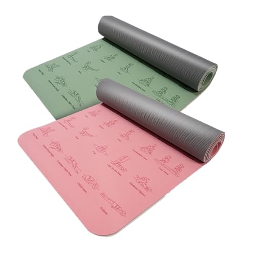 TPEK}bg ~ߕt p^[t 183×57cm 6mm x ̑}bgseBXX|[cɍœK(Pink)