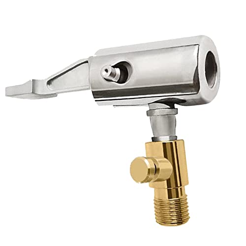 Tunejoy Adattatore per Gonfiaggio Pneumatici da Auto Connettore Valvola di Gonfiaggio Pneumatici per Vélo Motociclette Valvola Americana e Francese