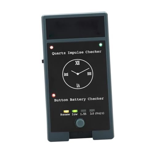 Fiocias 時計ムーブメントテスター プロフェッショナル軽量測定装置 時計修理ツール 家庭用時計バッテリーテスター