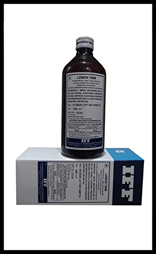 Image of Nithi Foods, IFF, Lemon 700M - 500ml (commonly Used in Baking, Beverages, Confectionery, ice Cream, Desserts, and Savory Dishes)