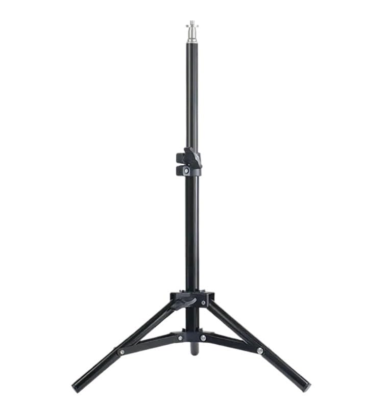 Trépied de projecteur aluminium réglable 0.55m support portable avec vis 1/4 pouce