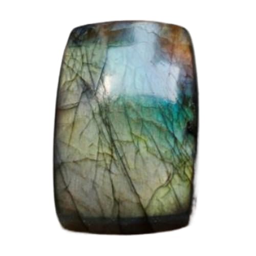 Labradorite naturelle rectangulaire pour créer votre bague et pendentif fait main en DIY