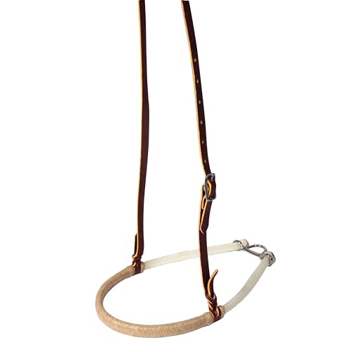 Professional's Choice Noseband Double Rope Rawhide Cvrd