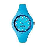 PRESTIGE & DELUXE Orologio da polso Lowell Deep Five Unisex Cinturino Nero - Quadrante 38 mm azzurro + portachiave calcio