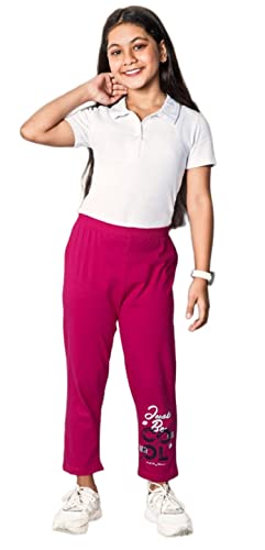 Image of Girl's Cotton Regular Fit Trackpants