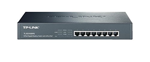 Switch PoE+ TP-Link Jetstream TL-SG1008PE con 8 puertos Gigabit y hasta 124W de potencia PoE miniatura 5