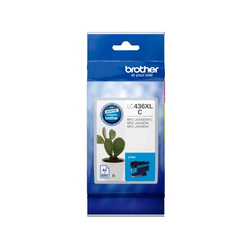 Cartouche Brother LC436XLC cyan idéale pour le télétravail sur MFC-J4540DW