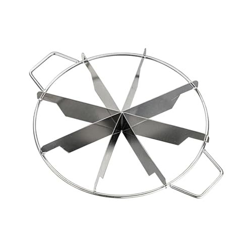 Taglierina per torta, taglierina rotonda, dolci, formaggio, pressa per pizza, separatore per torte in acciaio antiaderente, taglierina a strati, strumento con manici laterali per feste,