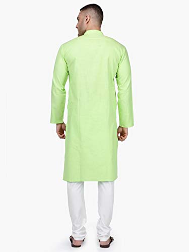 Image of Rajubhai Hargovindas Men's Premium Cotton Solid Kurta