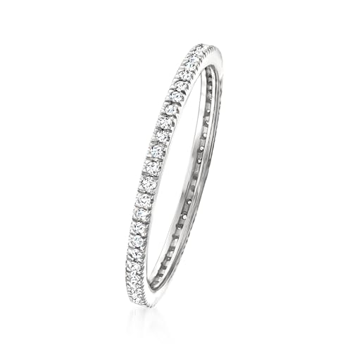 Pure Collection by Ross-Simons 0.15 ct. t.w. Diamond Eternity Band in Sterling Silver2