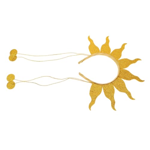 BESPORTBLE Flame Headband con Cuentas Brillantes para Adultos y Divertido Accesorio Solar de para Halloween Fiestas Temáticas y
