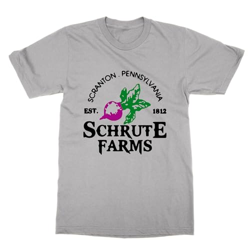 T-shirt Schrute Farms haut mode vintage imprimé pour homme et femme