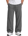 TARAINYA – TARAINYA Baggy Jogginghose Herren Baumwolle mit Zipper Tasch
