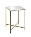 Produktbild HAKU Möbel Beistelltisch Gold, Metall, Spiegel 5 mm - Maße: B 39 x H 53 x T 39 cm, Style: Art Deco