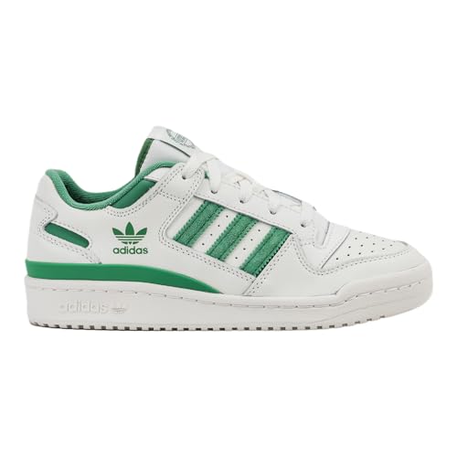 adidas Forum Low Grade School Lifestyle Shoes (Cloud White/Preloved Green)