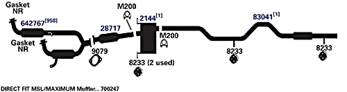 Image of AP Exhaust Products 700247 Exhaust Muffler