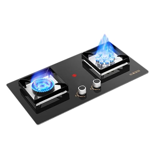 Estufa a gas 2 puestos portátil de 15.94 x 28.54 pulgadas 110V