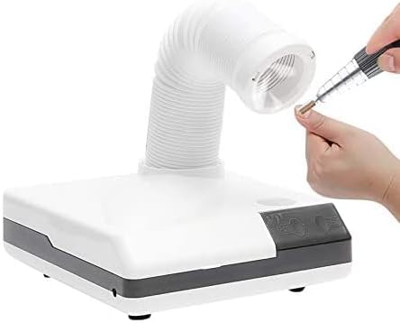 Global 60W 2 in 1 Powerful Mini Desktop Vacuum Cleaner Instrument Dust Collector Extract Mobile Suction Lab Nail Art Salon Manicure Dust Polishing Clean Tool