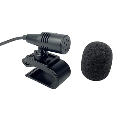 3.5mm Microphone Handsfree Dash Car Stereo Receiver Compatible for Sony - External Clip-On Mic for Bluetooth Receivers with 9FT Cable MEX-N5000BT MEX-N5100BT XAV-AX1000 XAV-AX150 XAV-AX3000