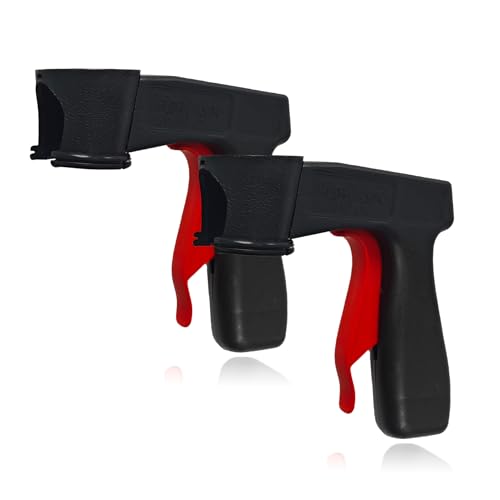 Image of 2PCS Instant Aerosol Trigger Handle, Spray Can Trigger Handle, Auto Reusable Clip-On&Off Instant Converts Spray Adapter, Universal Car Accessories Fit for Paint, Adhesives, Lubricants