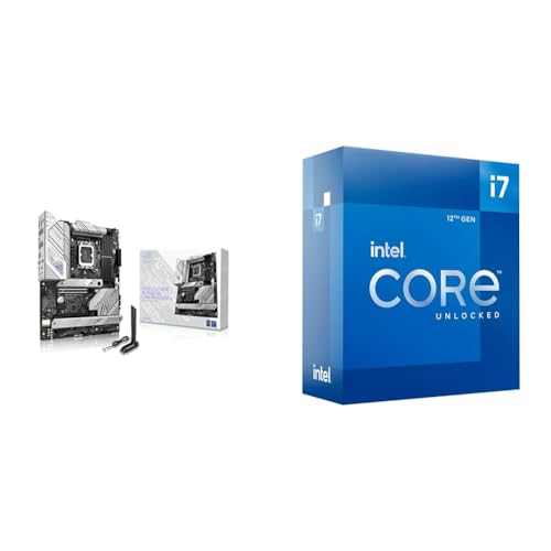 Image of ASUS ROG Strix B760-A Gaming WiFi ATX Motherboard and Intel Core i7-12700K 12-Core 5.0 GHz Desktop Processor Bundle
