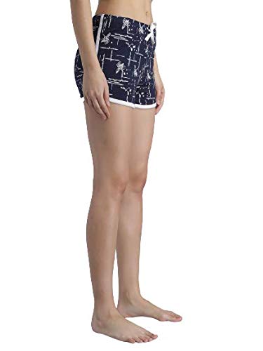 Image of KOTTY Cotton Printed Women's Night Shorts (PrintedBlue,34)