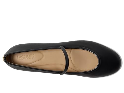 Image of Lauren Ralph Lauren Jayna Nappa Leather Mary Jane Flats