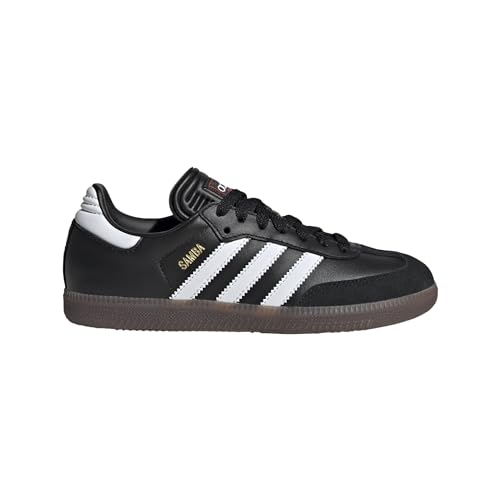 Encuentra la mejor selección de Bota futbol piel los mejores 5. 35 adidas Samba - Botas de fútbol para Interior Unisex para niños, Negro/Ninguno/Ninguno, 2.5 Big Kid