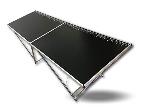 KIBROS Table à encoller de tapissier Aluminium 2 mètres | Encollage Papier Peint découpe matériaux Table d'appoint | Plateau MDF | Piétement Armature Aluminium |...