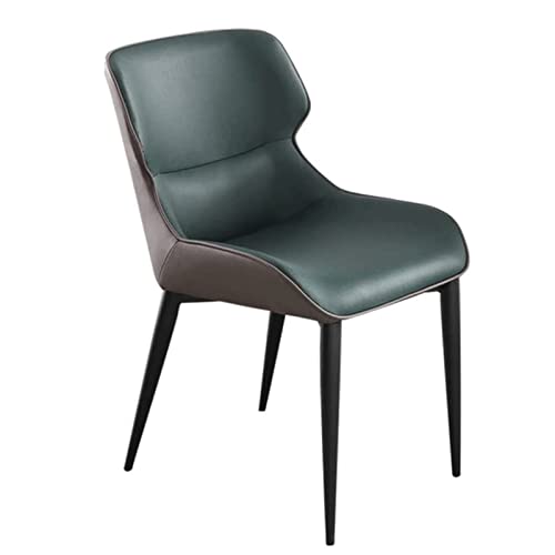 BKEKM Silla De Comedor Sillas de Comedor, Silla de Cocina de Lujo con luz nórdica, cómodas sillas Acolchadas de Ocio para Sala de Estar, sillas de Comedor de Hotel Simple