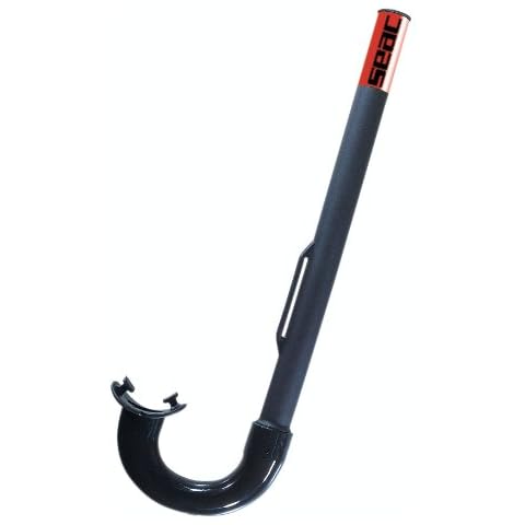 SEAC Corrugato Snorkel with black tip Cover