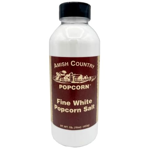 Amish Country Popcorn Fine White Popcorn Salt Cover