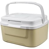 GUAIMIL【強化版】 クーラーボックス 小型 8L 冷蔵ボックス 保冷バッグ 3層断熱 保冷 保温 防水 軽量 クーラー クーラーバッグ ランチバッグ 携帯クーラーボックス クーラーBOX 釣り BBQ ピクニック 遠足 花火会 バーベキュー キャンプ (イエロー)