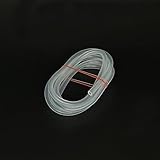 1PC RC Car Oil Pipe Hose Silicone Fuel Line Oil Tube for RC Car Truck Boat DIY Model Toy Parts (2.5x5mm Transparent)