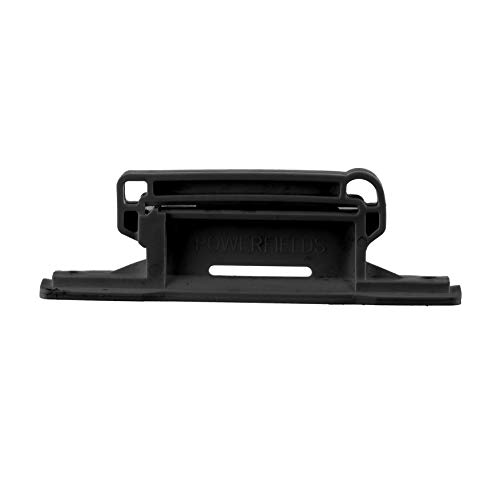 FENCE SHOCK Aislador de cinta de poste de 25 piezas, aislador eléctrico de la cerca de alambre, accesorios de esgrima, negro