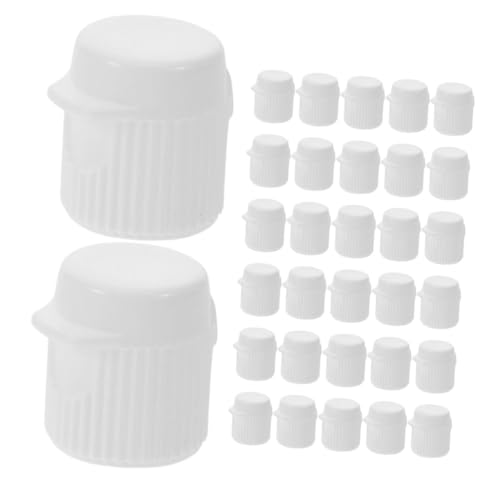 Beavorty 100 Tapas De Pasta De Pequeñas Tapas Emergentes Cepillos De Para Cepillos De Para Cabezal Dispensador De Pasta De Tapa De Pasta De