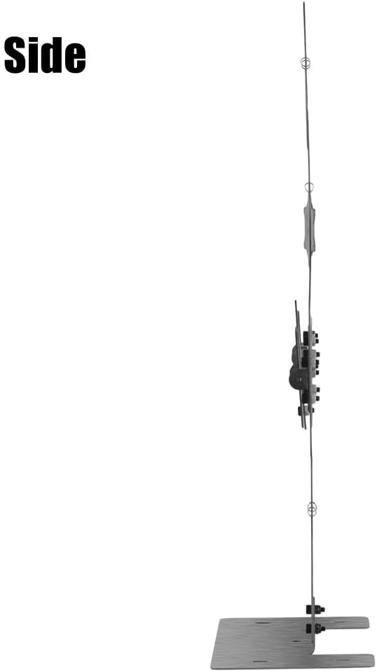 Airsoft Shooting Targets, Rotating Reverberates Stainless Steel Human Shape Target, Edge Passivation Treatment 18×14.4inch