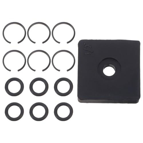 Toddmomy Conjunto De Clip De Hebilla Anillos De Herramientas De Impacto Anillos De Herramientas Eléctricas Neumáticas Piezas De Llave Inalámbrica Black