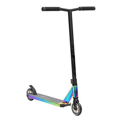 Invert TS1.5 V2 Stunt Scooter H=82cm oilslick Rainbow neochrome + Fantic26 Sticker - Afbeelding 3