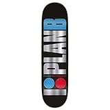 Diseño llamativo Plan B Team OG Foil 8.25\"x32.125\" Deck Tabla, Adultos Unisex, Multicolor (Multicolor), Talla Única