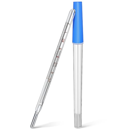 1Pc Glass Oral Temperature Adult Free Clinic Armpit Fast Reading Fever Indicator(Single Scale)…