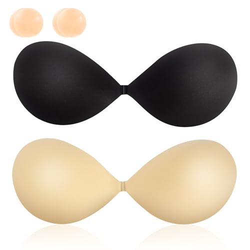 Vic Mela Sticky Bra for Women, Push Up Adhesive...