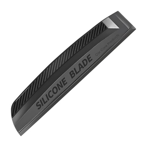 Car Window Squeegee, Soft Silicone Blade for Cleaning Water, Professional One-Piece Auto Glass Water Wiper, 11.8 Inches Water Scraper Cleaner for Shower Doors Mirror, Home Drying Use